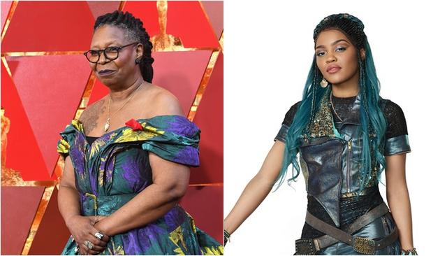 画像: アースラの声を担当したウーピー・ゴールドバーグ(左)と、娘ウーマ役を演じたチャイナ・アン・マックレーン。