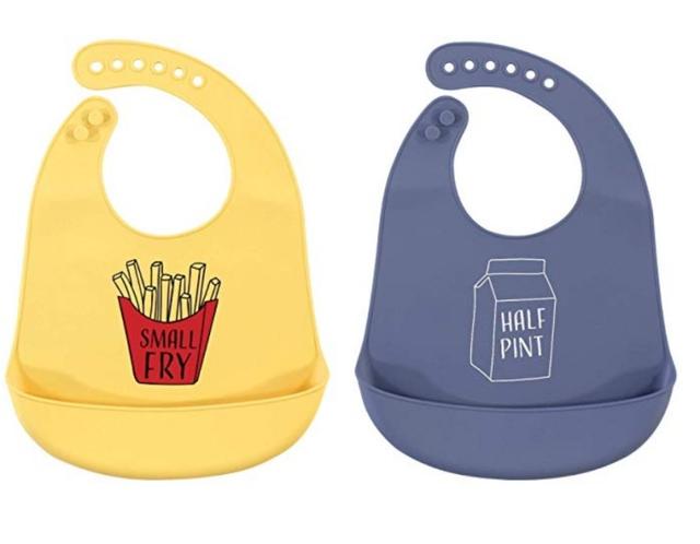 画像: Hudson Baby Unisex Baby Silicone, Waterproof Bibs/15.91ドル/約1700円