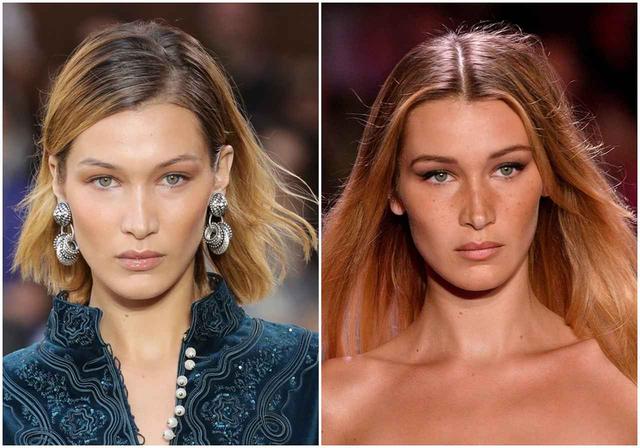 画像: 人気モデルのベラ・ハディッドも同じストレートでこの違い