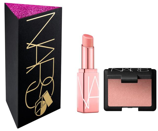 画像: NARS ソフトコア ブラッシュ バームデュオ 5027 3,100円(税抜) ・アフターグロー リップバーム 3420 ORGASM シアーピーチピンク&ゴールデンシマー ・ブラッシュ 4013N ORGASM ピーチピンク&ゴールデンシマー 2019年11⽉22⽇ NARS カウンター、セミセルフ店舗、\NARS Cosmeticsオフィシャルサイト限定発売 *2019年11⽉20⽇ 伊勢丹新宿店、meeco 先行発売