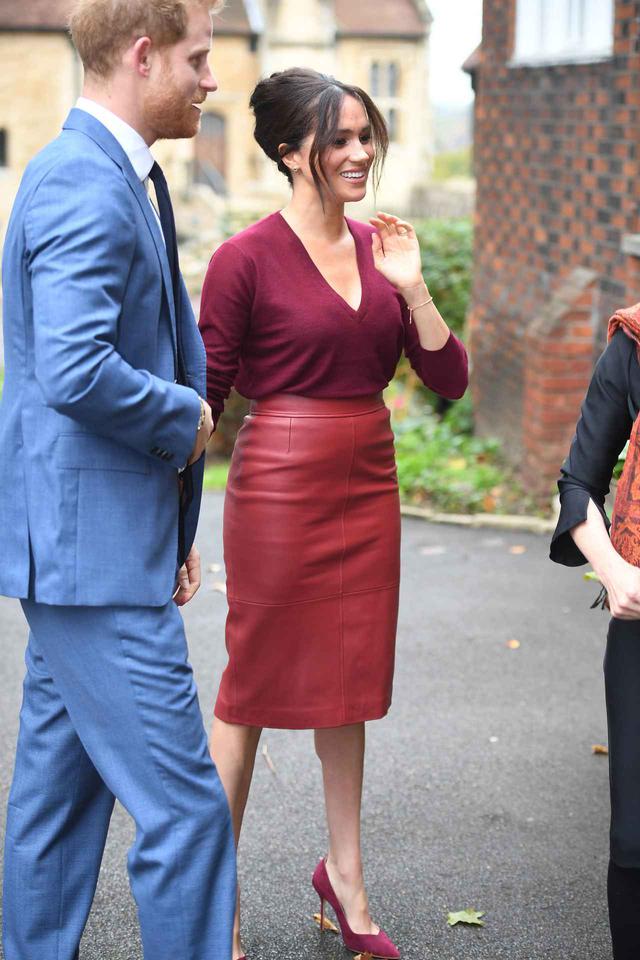 画像2: メーガン妃とレティシア王女が同じスカートを着用