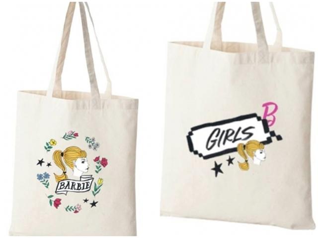 画像: Barbie™ tote bag(限定受注生産)各¥2,990+ tax