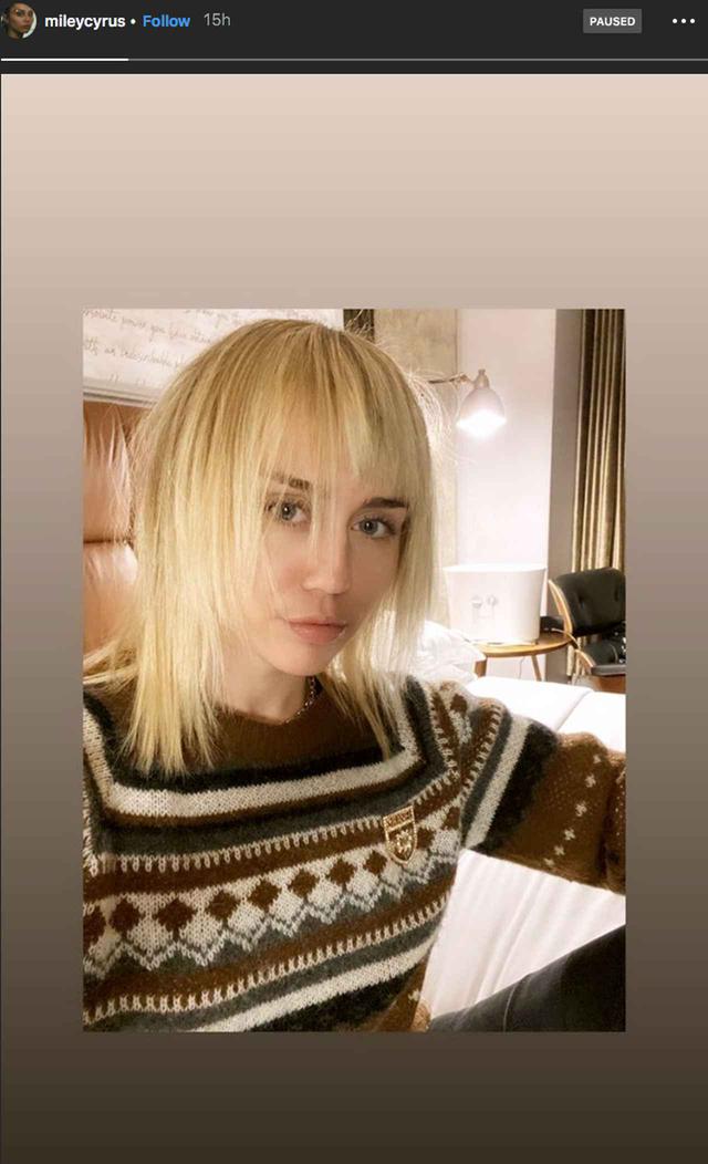 画像: マイリーがパンクヘアにチャレンジ
