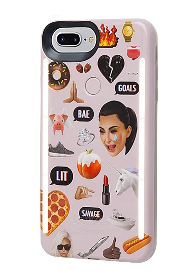 画像: ケースの両面にハイクオリティLED照明がついたスマホケース。iPhone 6、6s、7、8に対応。このLuMee Duoというタイプは、キム・カーダシアン本人も愛用しているセレブ御用達アイテム。