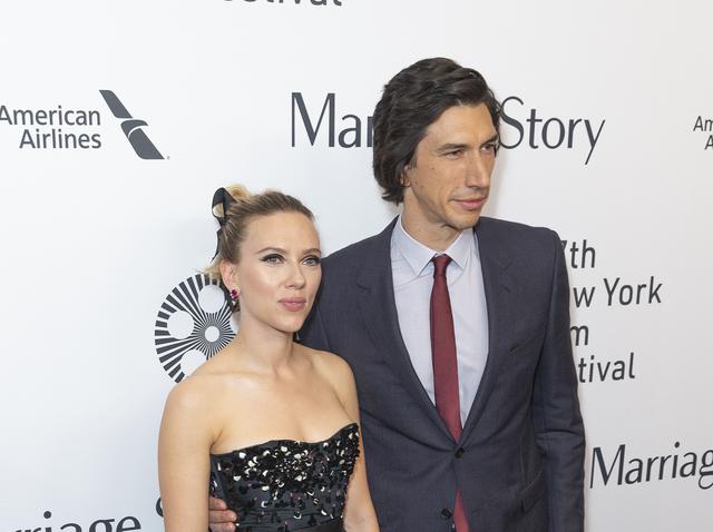 画像: スカーレット・ヨハンソン、アダム・ドライバー