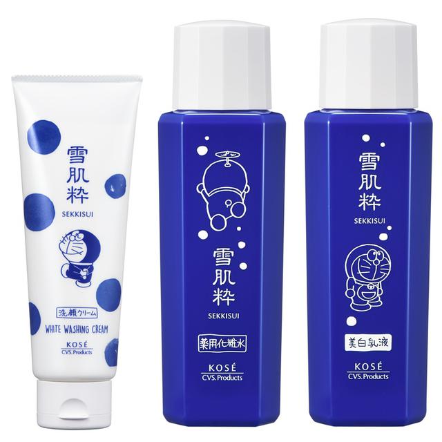 画像: ホワイト洗顔 クリーム 120g 600 円(税抜)/薬用化粧水 医薬部外品 60mL 920 円 (税抜) /美白乳液 医薬部外品 60mL 980 円(税抜)