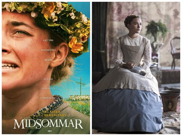 画像: 映画『ミッドサマー』より(左)、映画『ストーリー・オブ・マイライフ/わたしの若草物語』より(右) ©B-REEL FILMS / Album/Newscom、©COLUMBIA PICTURES / Album/Newscom