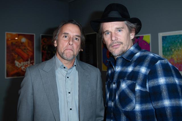画像: リチャード・リンクレイター(左)、イーサン・ホーク(右)