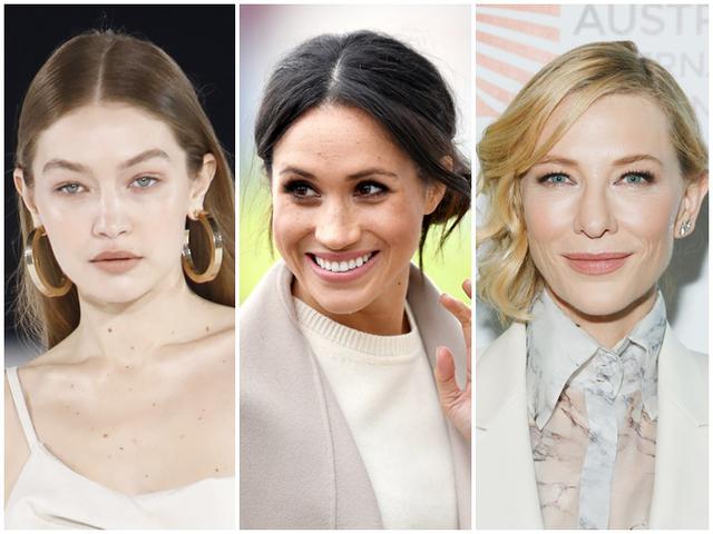 画像: 左からモデルのジジ・ハディッド、メーガン妃、女優のケイト・ブランシェット