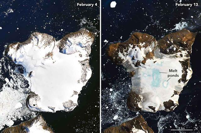 画像: Ⓒ NASA earth observatory