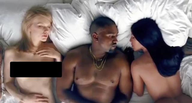 画像: 「フェイマス」のMVより。©Kanye West/ YouTube