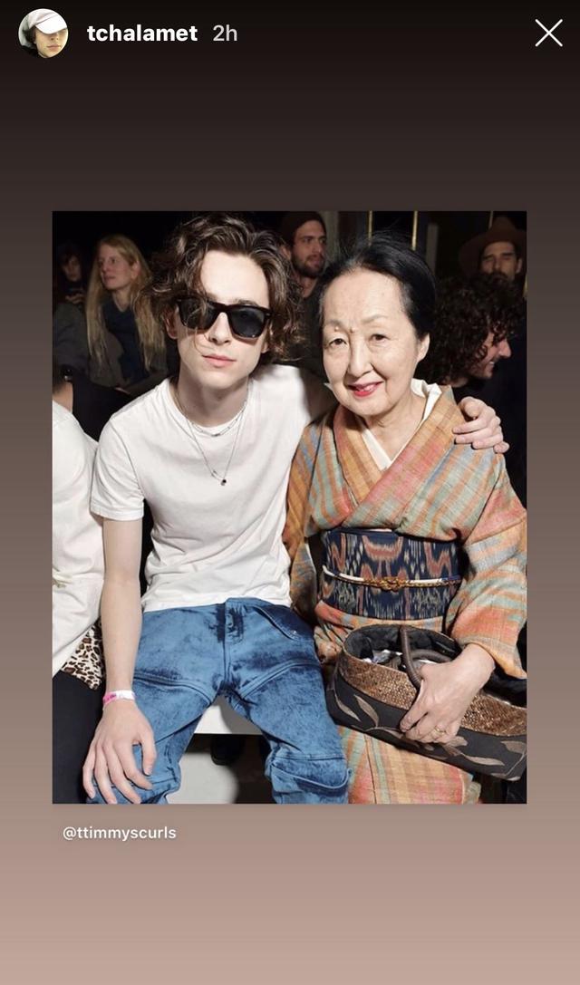 画像2: ティモシーが節子夫人と2ショット