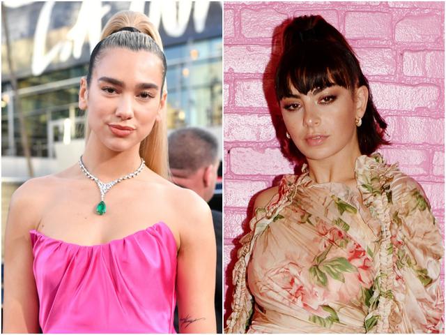 画像: 左:デュア・リパ、右:チャーリーXCX