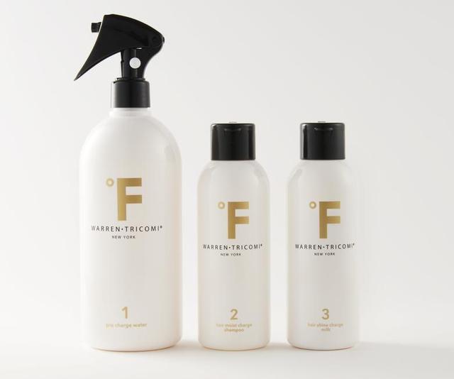 画像: プレチャージ ウォーター 3,680円/ヘアモイストチャージ シャンプー 2,780円/ヘアシャインチャージ ミルク 2,340円