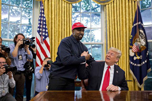 画像: カニエ・ウェストがトランプ大統領への支持を表明