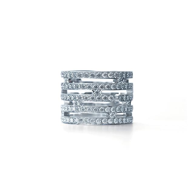 画像: YAEGASUMI リング(750WG, Diamond)