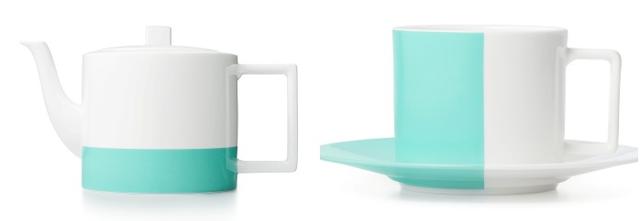 画像: ティーポット:28,000円(税別) カップ & ソーサー:10,500円(税別)
