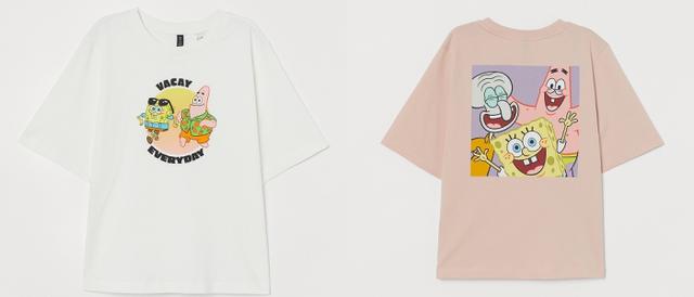 画像1: H&Mの「スポンジ・ボブ」カプセルコレクション