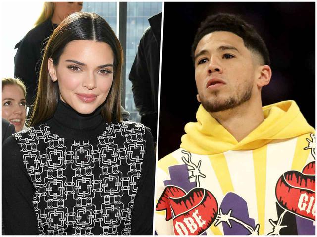 画像: 人気モデルのケンダル・ジェンナー(左)とNBA選手のデビン・ブッカー(右)。