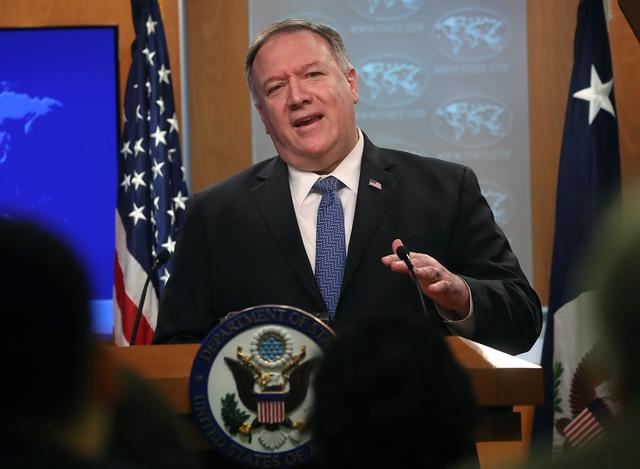 画像: アメリカのマイク・ポンペオ国務長官