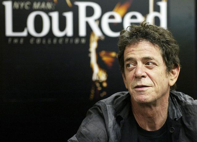 画像: ヴェルヴェット・アンダーグラウンドの故ルー・リード。