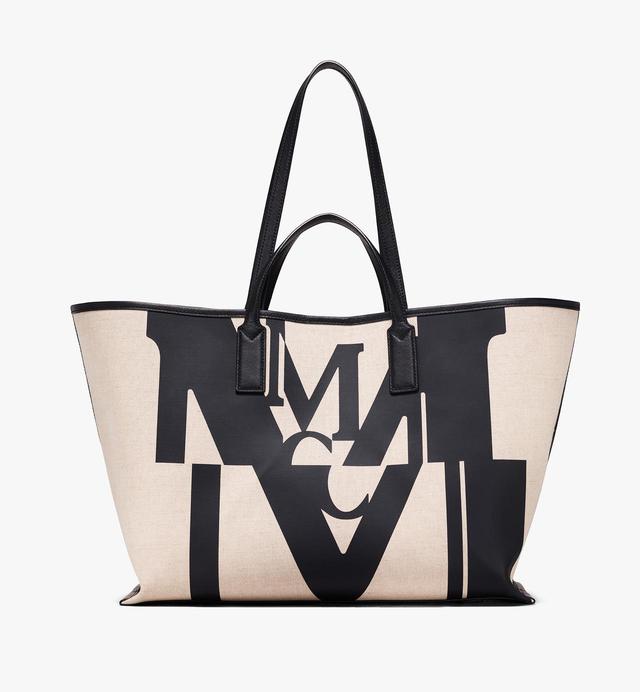 画像: M ロゴ グリッチ キャンバス ショッパー MED SIZE: 40 x 34 x 15 73,000円 (税抜)