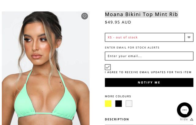 画像: whitefoxboutique.com.au