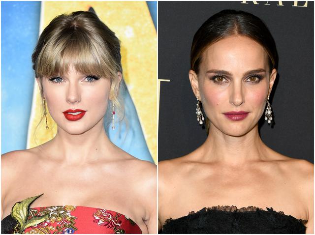 画像: 左:テイラー・スウィフト 右:ナタリー・ポートマン