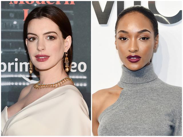 画像: 左:女優のアン・ハサウェイ、右:モデルのジョーダン・ダン
