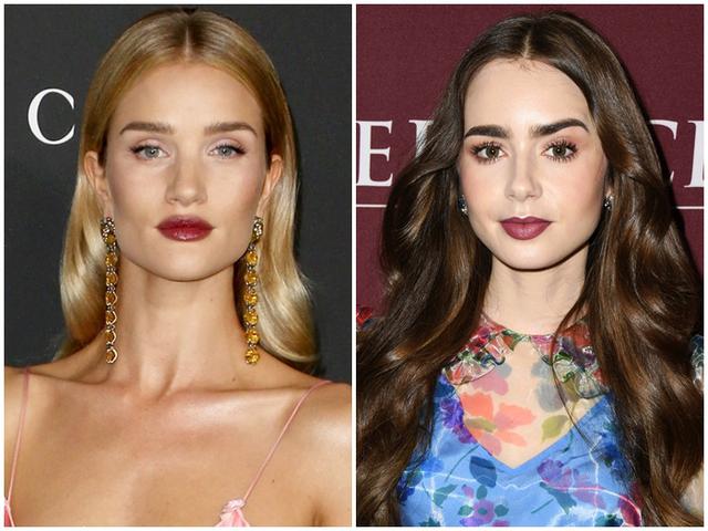 画像: 左:モデルのロージー・ハンティントン・ホワイトリー、右:女優のリリー・コリンズ