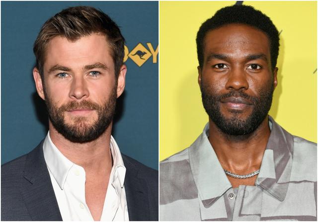 画像: 左:クリス・ヘムズ・ワース、右:ヤーヤ・アブドゥル・マティーン2世。2人の役どころは現時点では明かされていない。