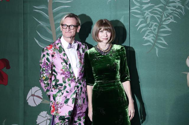 画像: 米Vogueの編集主幹であるハミッシュ・ボウルズと編集長のアナ・ウィンター。