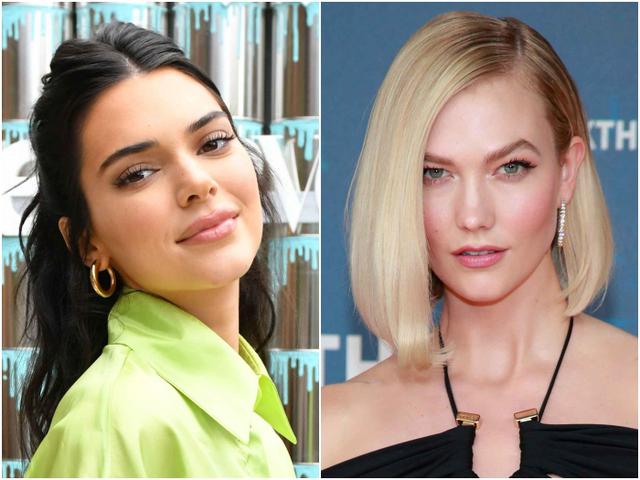 画像: 左:モデルのケンダル・ジェンナー、右:モデルのカーリー・クロス