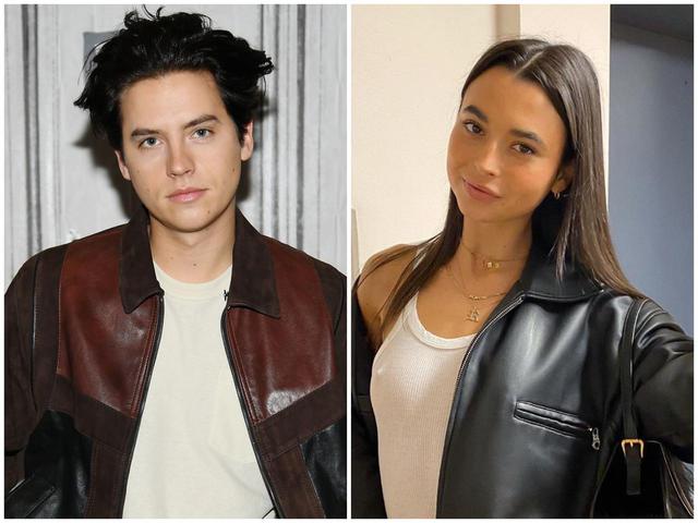 画像: コール・スプラウスと彼の新恋人とウワサされるモデルのレイナ・シルバ。
