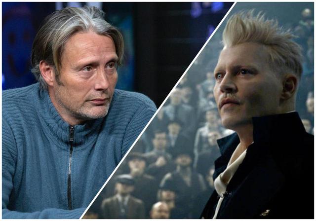 画像: グリンデルバルド役で出演交渉中とウワサのマッツ・ミケルセン(左)とグリンデルバルド役を降板したジョニー・デップ(右)。
