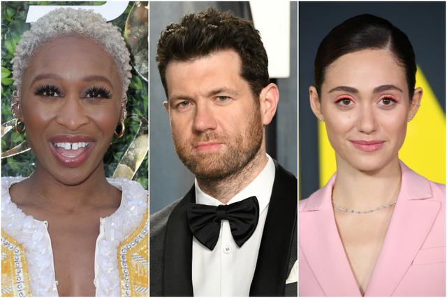 画像: 左から:シンシア・エリヴォ、ビリー・アイクナー、エミー・ロッサム