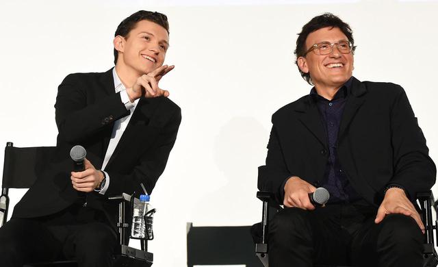 画像: トム・ホランドとアンソニー・ルッソ。