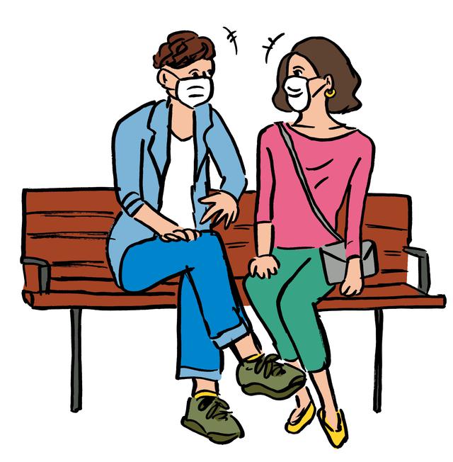 画像: ①「マスク」がTinder内でも話題に