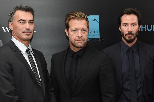 画像: 左からチャド・スタエルスキ、デヴィッド・リーチ、キアヌ・リーブス。