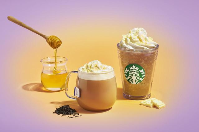 画像: 『アール グレイ ハニー ホイップ ティー ラテ』 (HOT のみ) Short ¥450 / Tall ¥490 / Grande ¥530 / Venti® ¥570