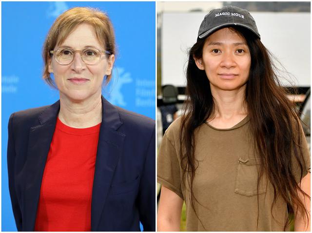 画像: ケリー・ライヒャルト監督(左)とクロエ・ジャオ監督。