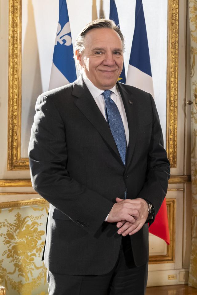 画像: ケベック州のフランソワ・ルゴール首相