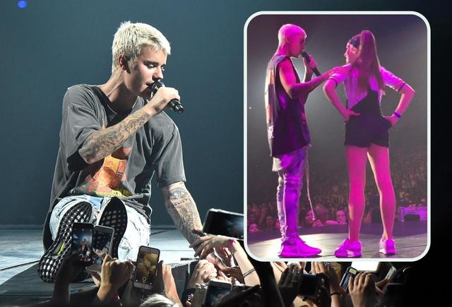 画像: ジャスティン・ビーバーのPurpose World Tourのカルガリー公演にダンサーとして出演したテイト・マクレー(右)。