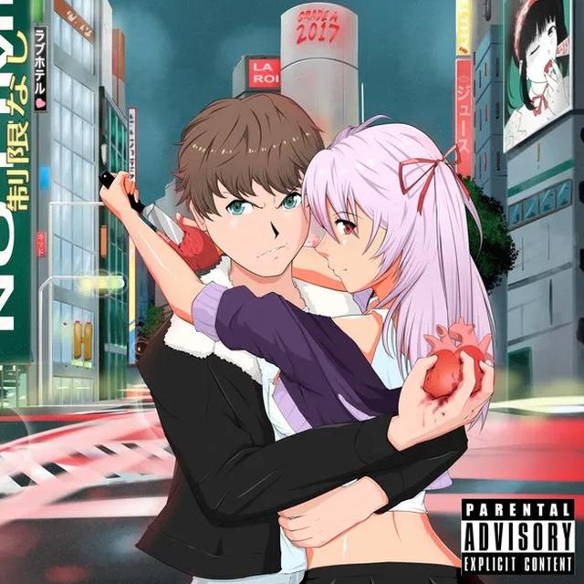 画像: 日本のアニメにインスパイアされた、アルバム『FUCK LOVE』のアートワークでも背景右側に「ジュース」という言葉があり、ザ・キッド・ラロイにとってジュースがどれだけ大きな存在かがうかがい知れる。
