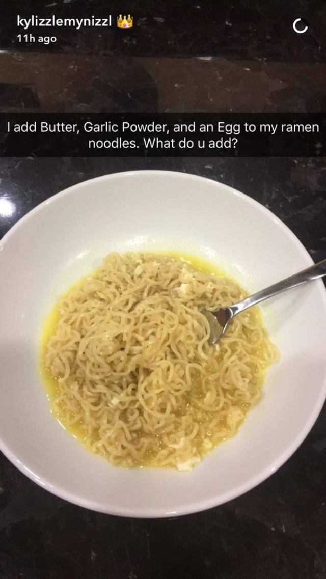 画像: ©Kylie Jenner/Snapchat