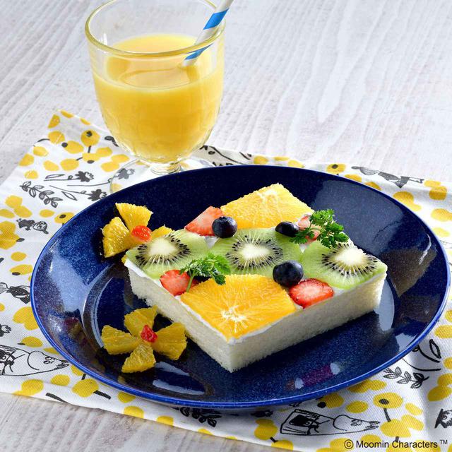 画像: 商品名:彩りフルーツオープンサンド 価格:700円(税込)