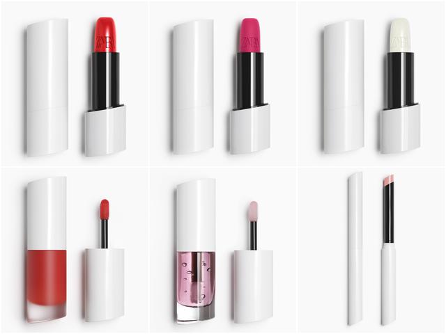 画像: ©ZARA 左上からCult Satin 2,290円、Ultimatte Matte 2,290円、Tinted Balm 2,290円、Velvet Pigment 1,790円、 Nourishing Jelly 1,790円、Stiletto Demi-Matte 1,790円