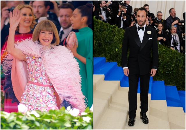 画像: 左:アナ・ウィンター、右:トム・フォード