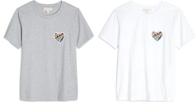 画像: ユニセックス レインボー バッジ T シャツ 13,200 円(税込) 5 月26 日より発売予定