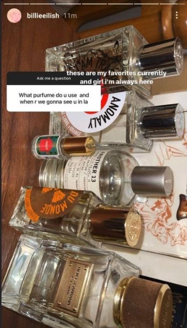 画像: Instagram Stories / Billie Eilish